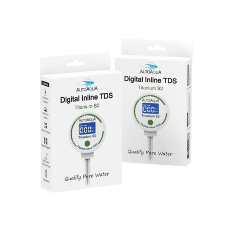 AUTOAQUA Digital Inline TDS - Titanium S2