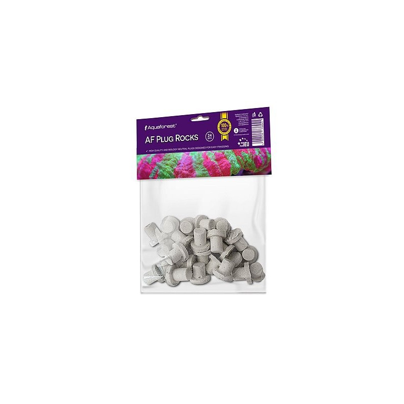 AQUAFOREST Plug Rock Blanc 24pcs