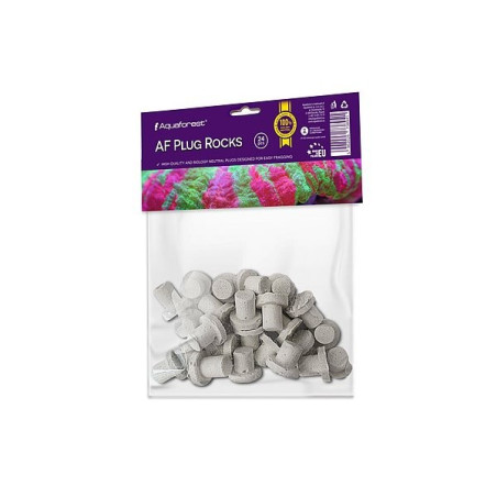 AQUAFOREST Plug Rock Blanc 24pcs
