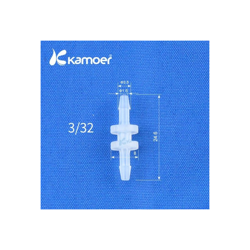 KAMOER Connecteur pour tube 2 x 4 mm