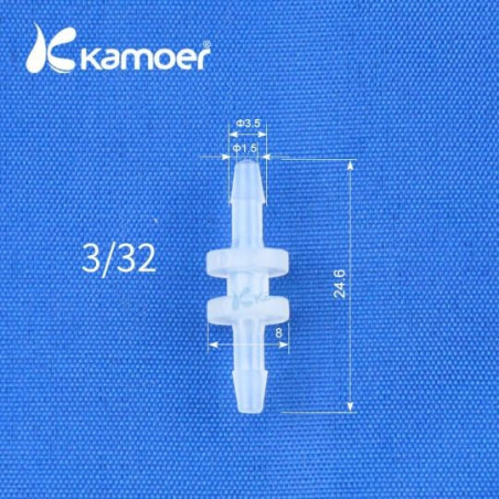 KAMOER Connecteur pour tube 2 x 4 mm