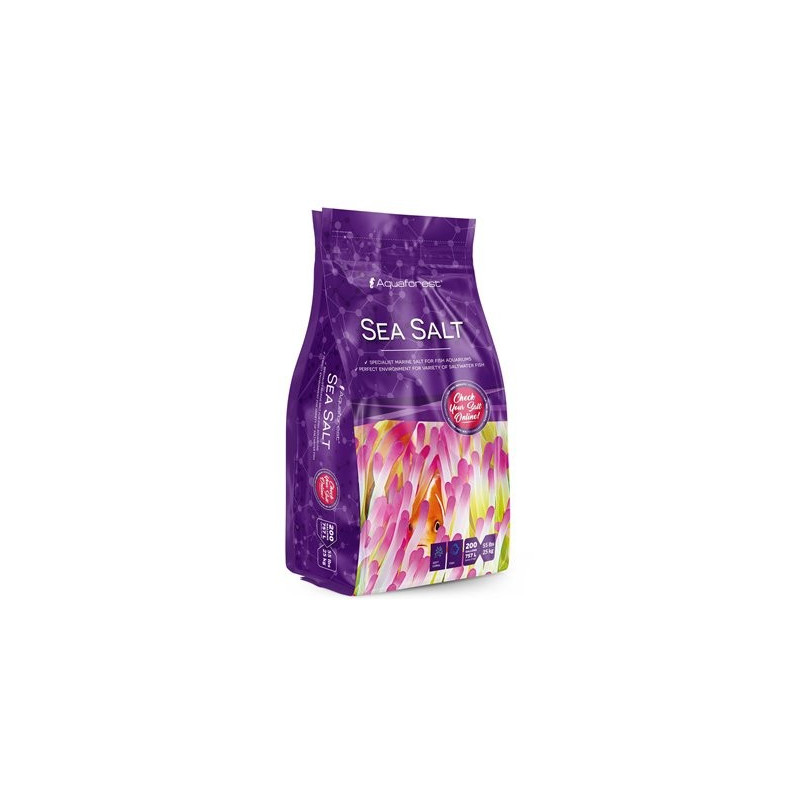 AQUAFOREST Sea Salt Bag 25 kg - sel marin