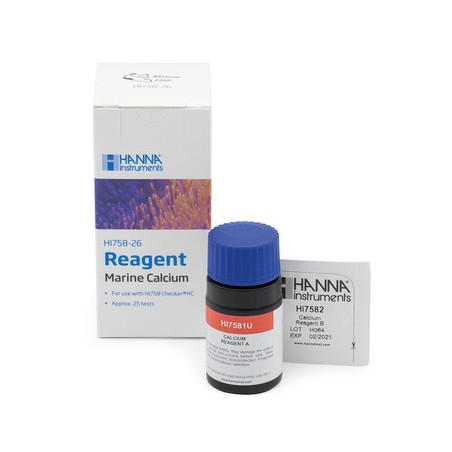 Réactif HI758 Calcium Hanna Instrument (25 tests)