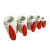 Vanne à bille PVC Blanche et rouge 32mm