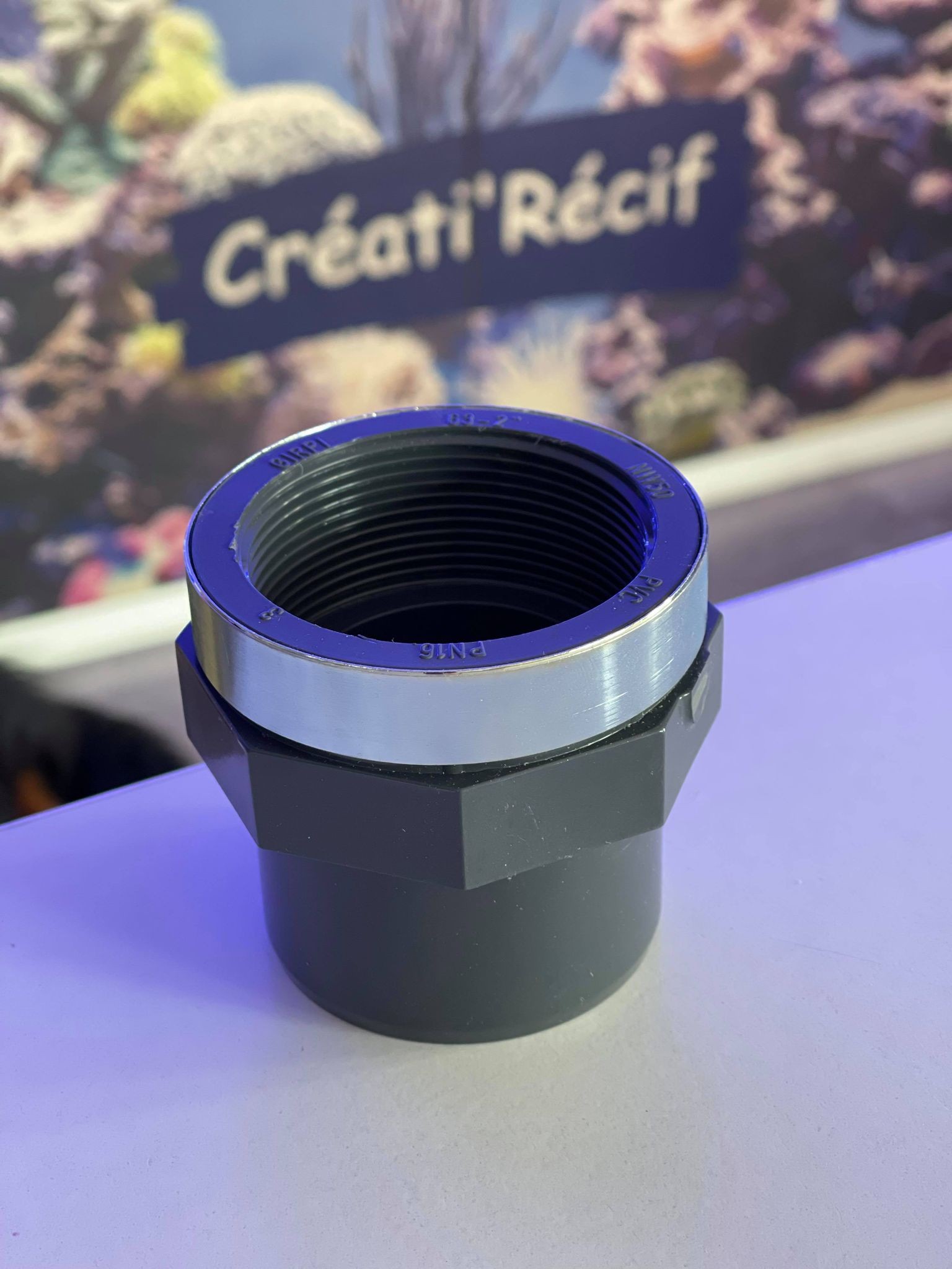 Embout à visser 2'' / coller 50mm – PVC pression | Créati'Récif