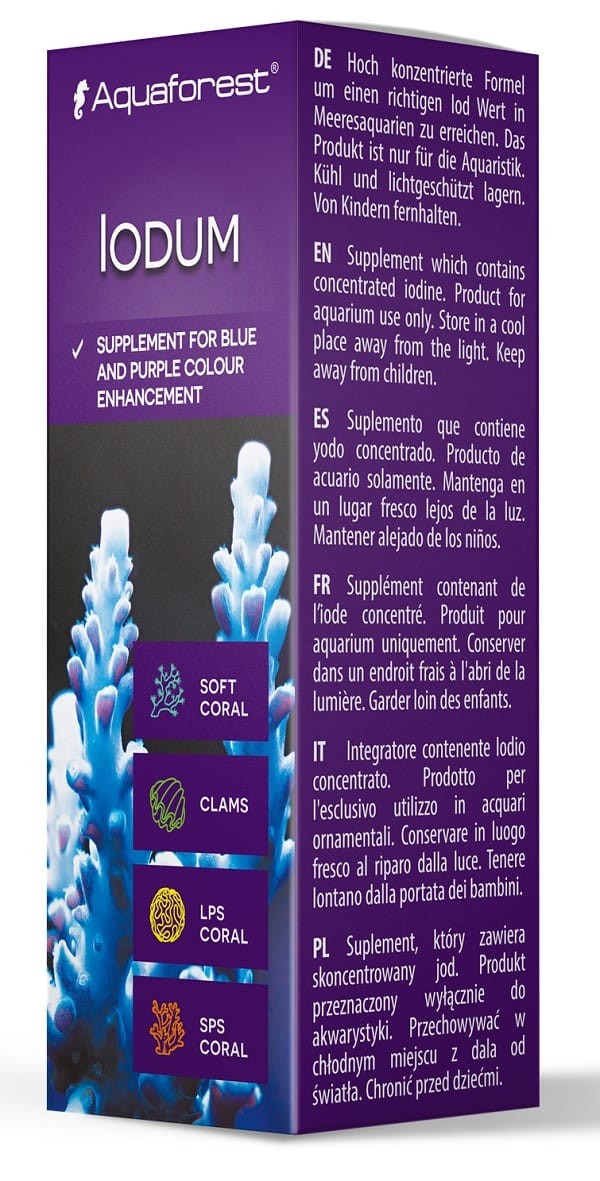 Iodum 10ml aquaforest – Oligo-éléments | Créati'Récif