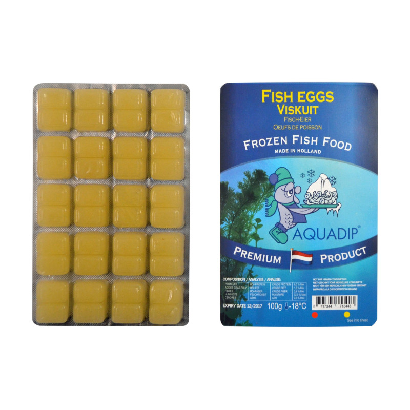 AQUADIP Œufs de poisson 100g – Nourriture poissons | Créati'Récif