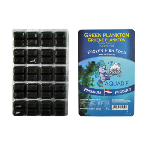 AQUADIP Green Plankton 100g – Nourriture poissons | Créati'Récif