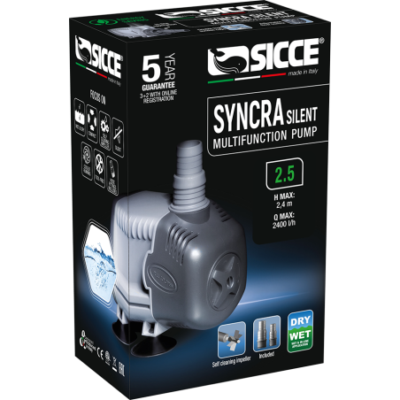 SYNCRA 2.5 Sicce Pompe multi-fonction