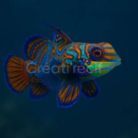 Mandarin splendide Synchiropus splendidus M/L | Créati'Récif