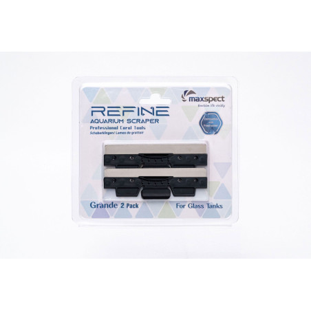 Maxspect Refine Grande lames Lames de rechange en acier inoxydable