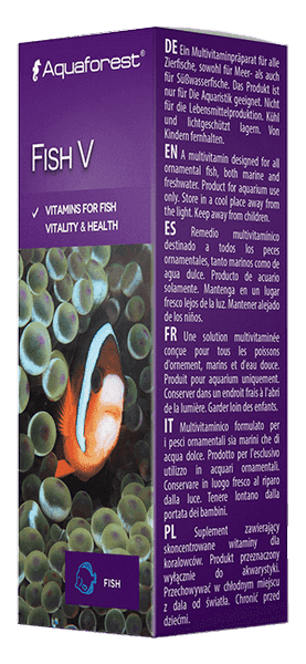 AQUAFOREST Fish V 10 ml – Nourriture poissons | Créati'Récif