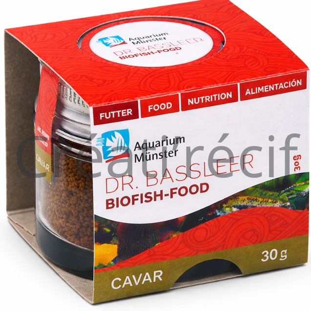 DR.BASSLEER CAVAR 30g – Nourriture poissons | Créati'Récif