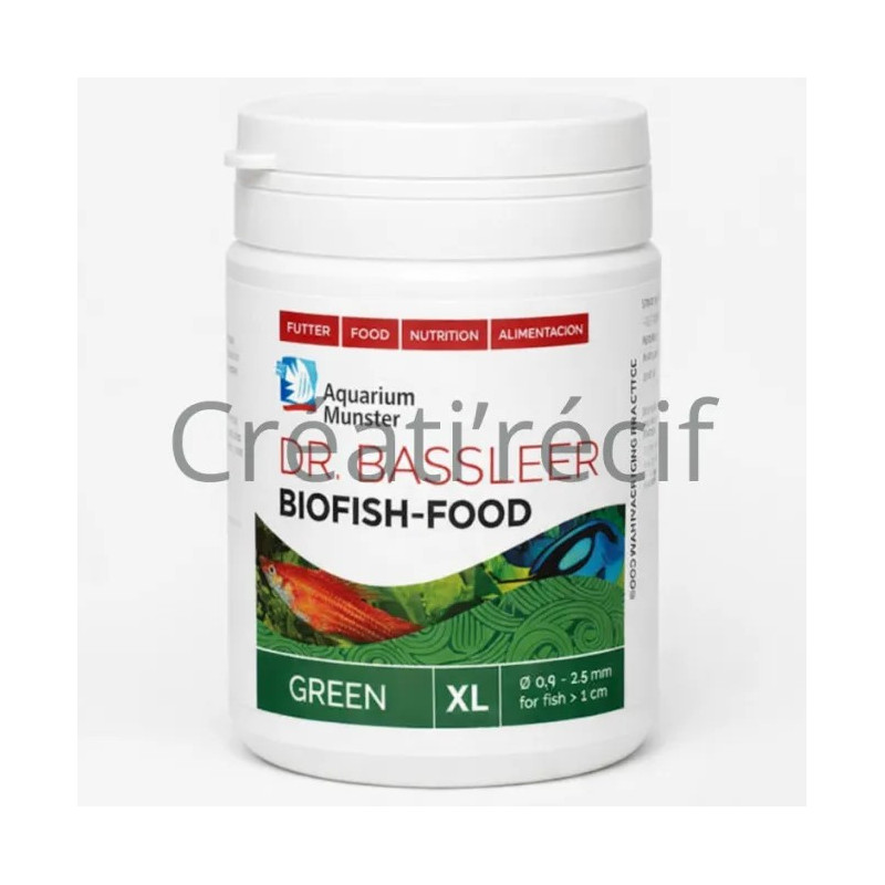 DR.BASSLER GREEN XL 68g – Nourriture poissons | Créati'Récif