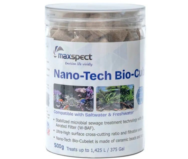 MAXSPECT Nano-Tech Bio-cube 500g – Média filtrant | Créati'Récif
